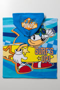 Sonic Hooded Towel Blue (2)
