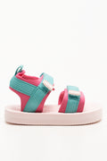 Double Strap Sandals Pink