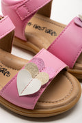 Heart Sandals Pink (2)