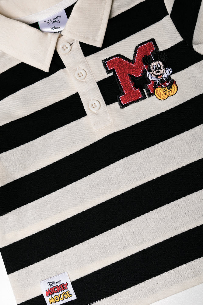 Mickey Mouse Golfer Black And Cream