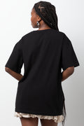 Oversized Short Sleeve T-Shirt Black (2)