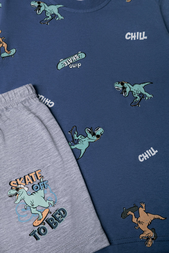 2 Pack Pyjamas Grey And Navy (2)