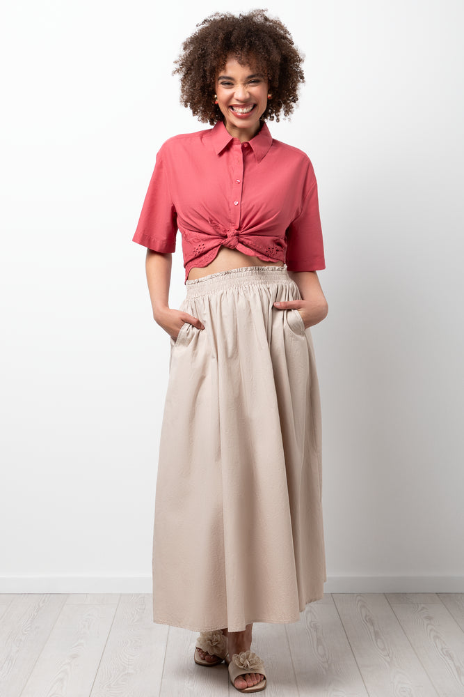 A-Line Skirt Natural