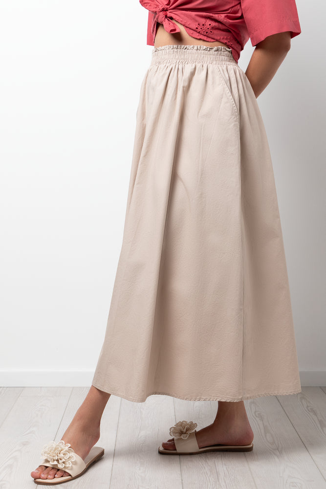 A-Line Skirt Natural (1)