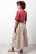A-Line Skirt Natural (2)