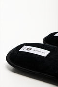Mini Bow Open Toe Slippers Black (3)