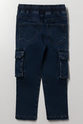Cargo Denim Jeans Blue (3)
