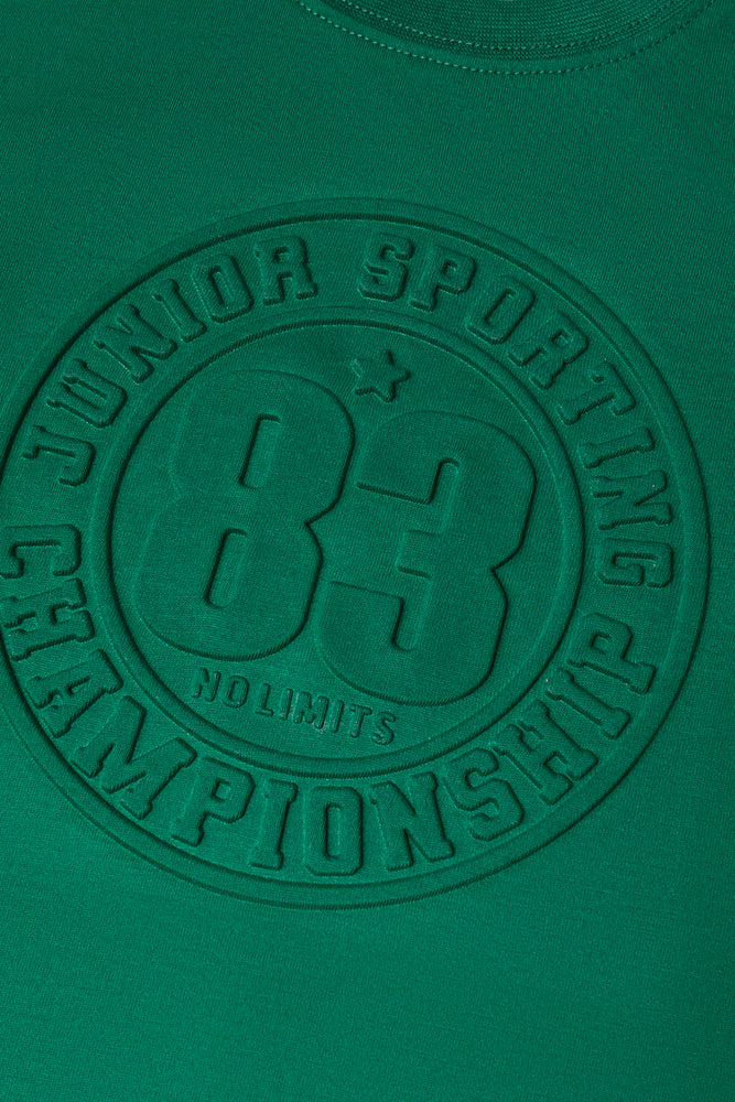 Tuxedo Pin Tuck T-Shirt Green