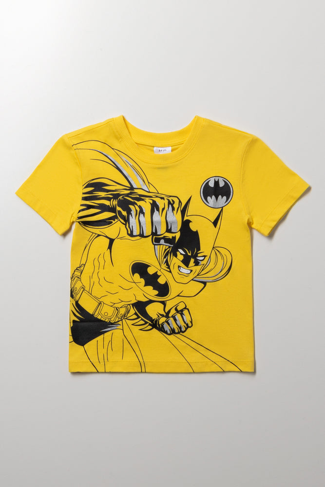 Batman Short Sleeve T-Shirt Yellow