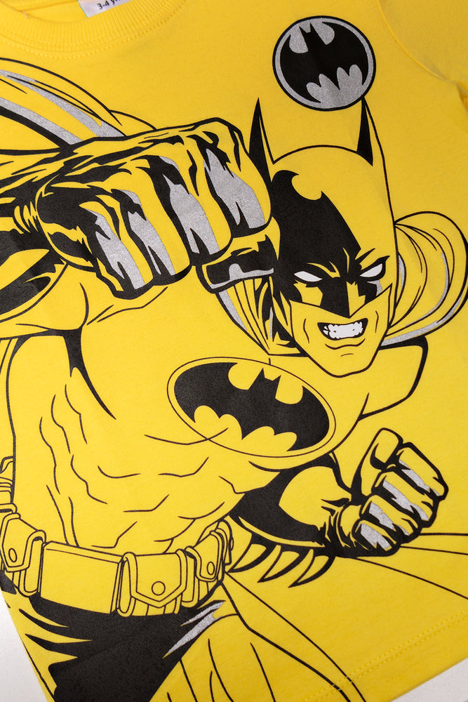 Batman Short Sleeve T-Shirt Yellow (1)