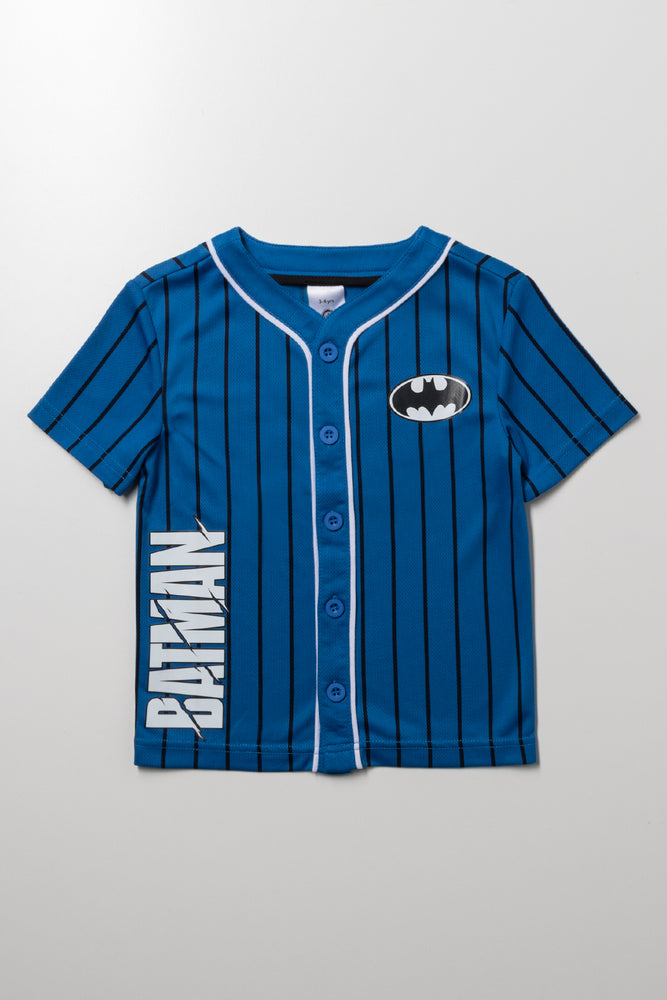 Batman Baseball T-Shirt Blue