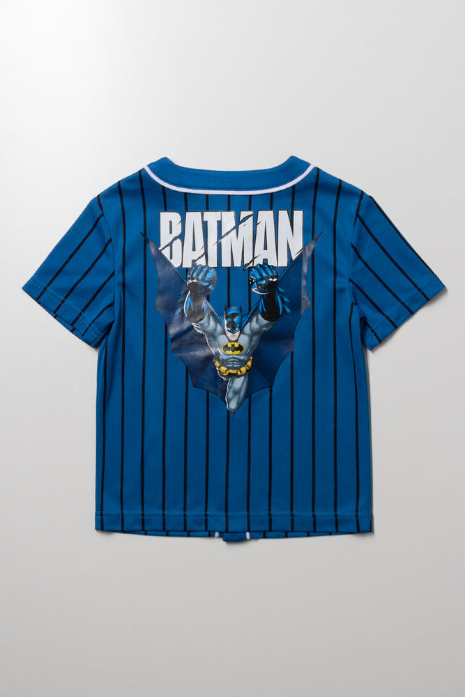 Batman Baseball T-Shirt Blue (3)