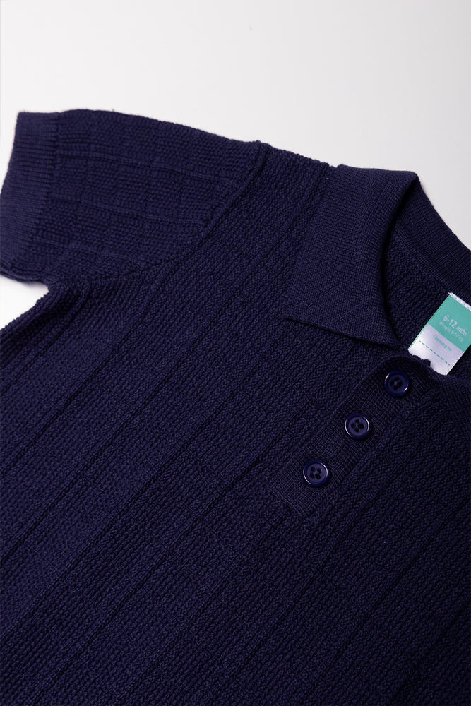 Knitwear Golfer Navy (1)
