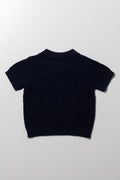 Knitwear Golfer Navy (2)