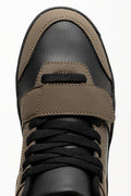 Basketball High Top Sneakers Brown (4)