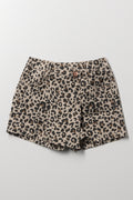 Animal Denim Skorts Natural