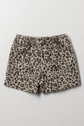 Animal Denim Skorts Natural (2)