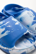 Moulded Slide Blue & White (2)