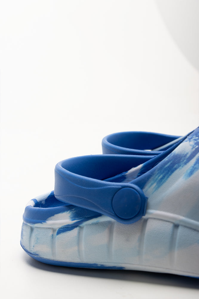 Moulded Slide Blue & White (3)