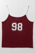 Strappy Cami Burgundy