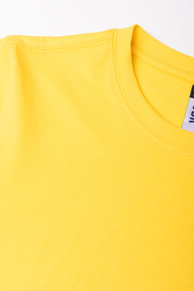 Short Sleeve T-Shirt Yellow (1)