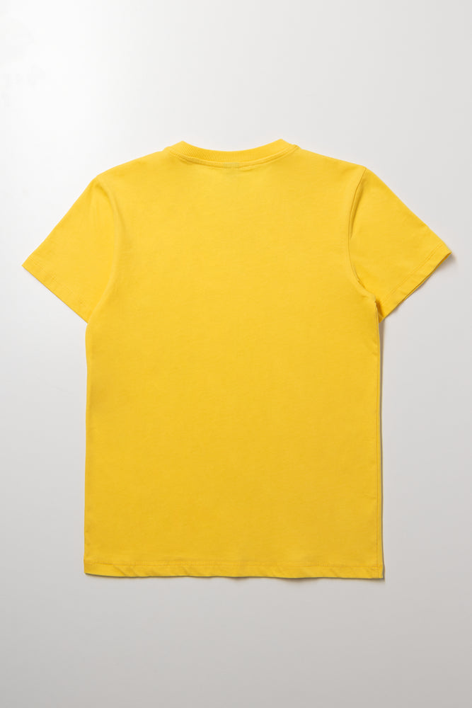 Short Sleeve T-Shirt Yellow (2)