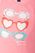 Sunglasses Short Sleeve T-Shirt Peach (1)