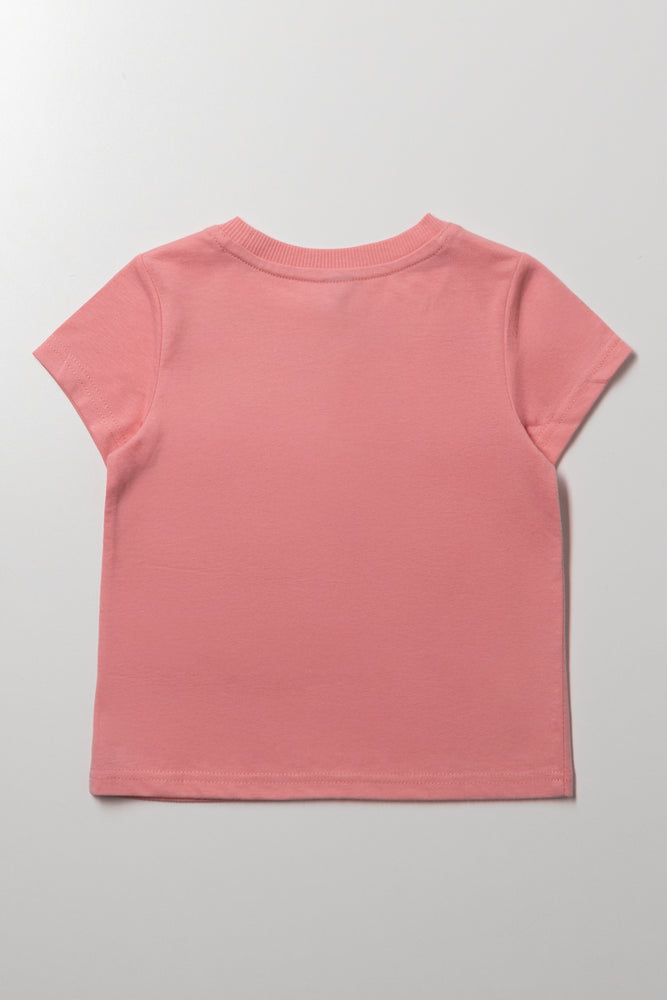Sunglasses Short Sleeve T-Shirt Peach (2)