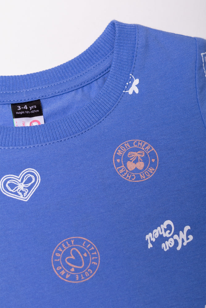 Short Sleeve T-Shirt Blue