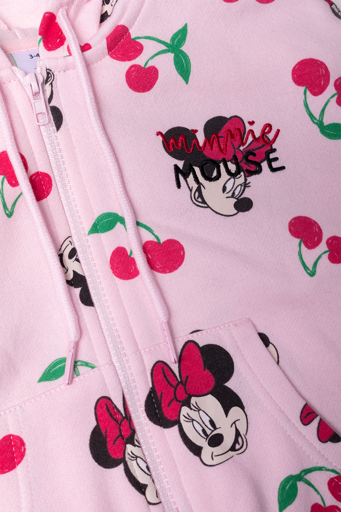Minnie Mouse Hoodie And Shorts Set