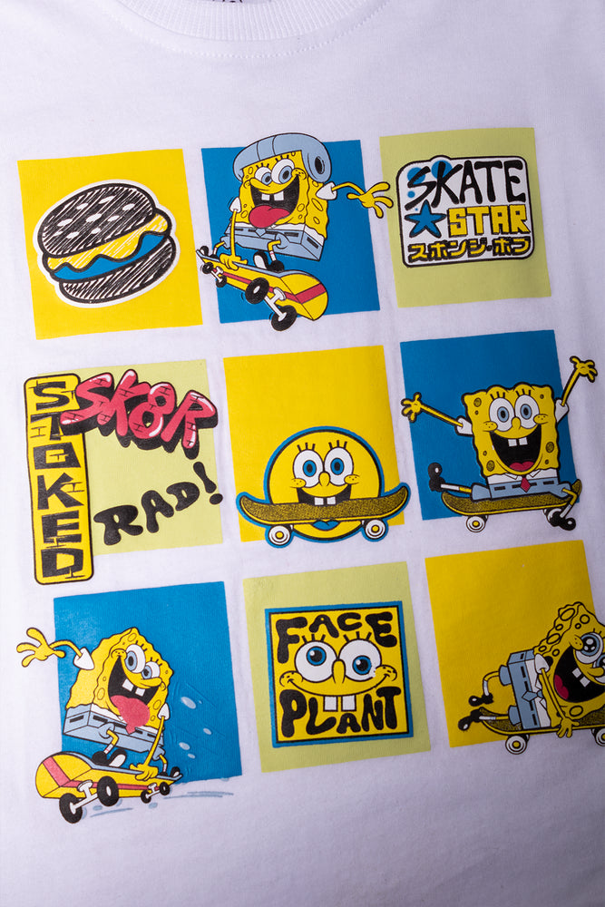 SpongeBob Short Sleeve T-Shirt White