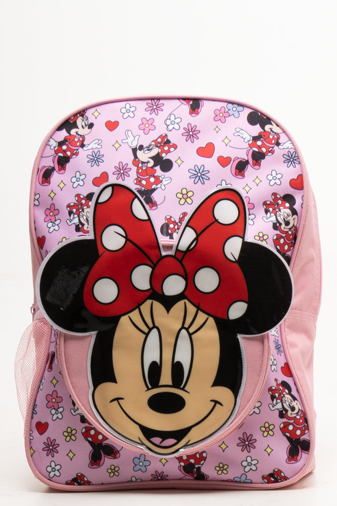 Minnie Mouse Floral Backpack Pink