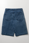 Cargo Denim Shorts Blue (2)