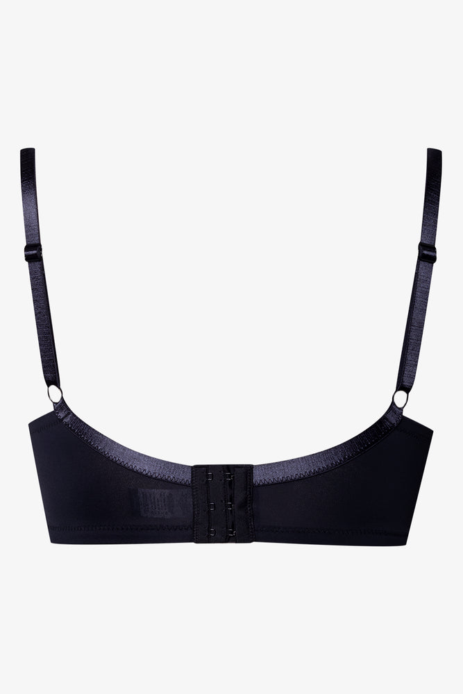 Plus Size 2 Pack Balconette Bras Black And Natural (3)