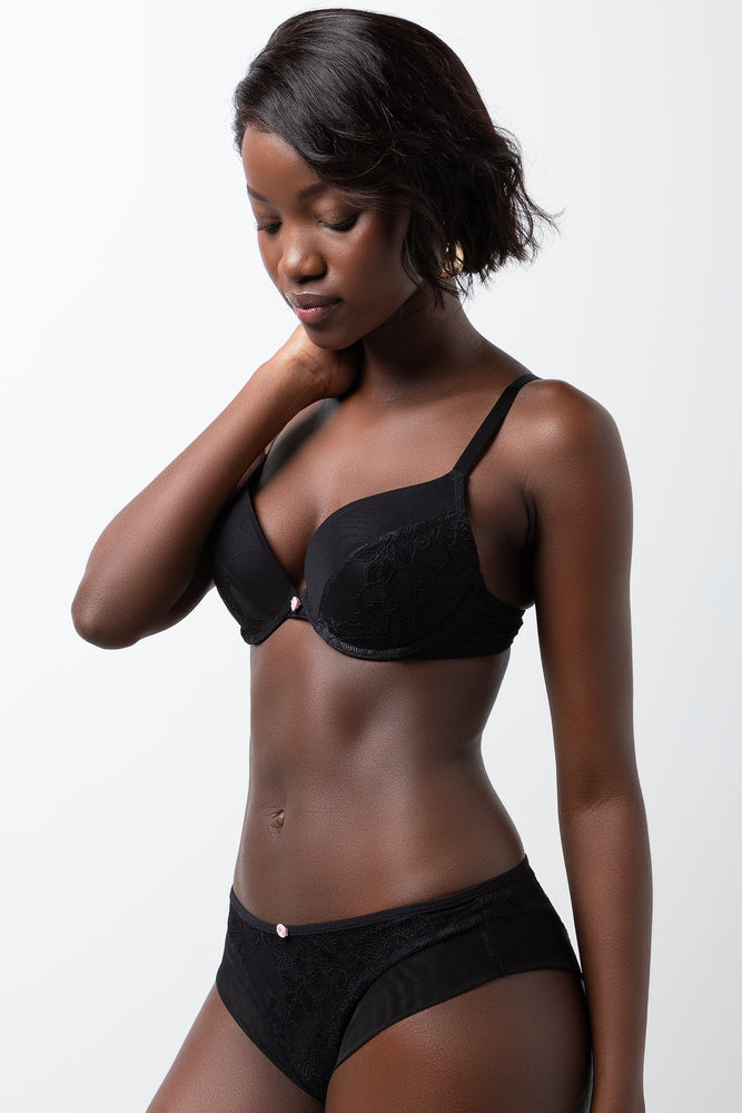 3 Pack Brazilian Panties Black, Natural And Pink (2)