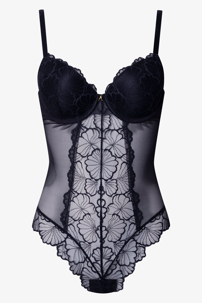 Lace Bodysuit Black