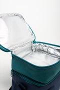 Double Layer Lunch Bag Blue (2)