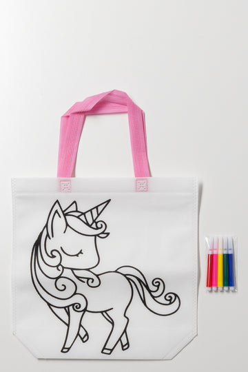 Colour Me Unicorn Tote Bag