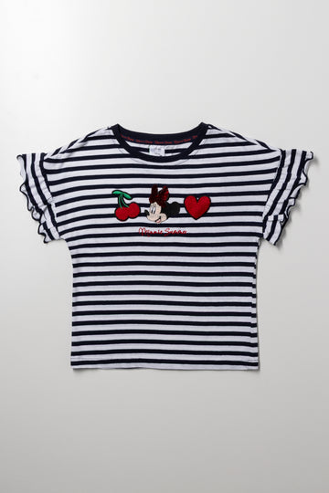 Minnie Mouse T-Shirt Black And White