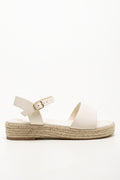 Espadrille Sandals Cream