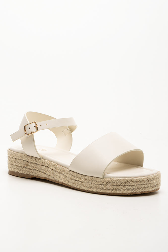 Espadrille Sandals Cream