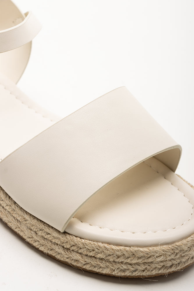 Espadrille Sandals Cream (2)