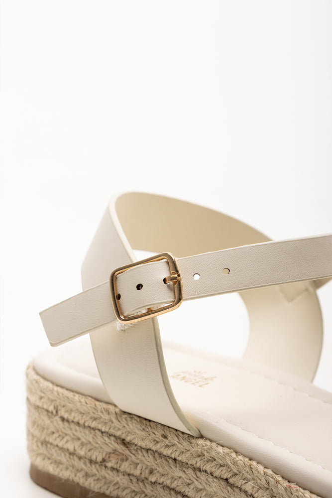 Espadrille Sandals Cream (3)