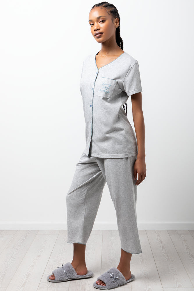 Capri Pyjama Set Grey (1)