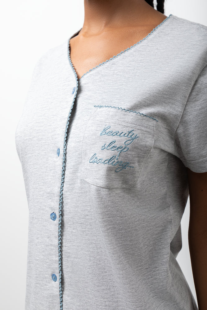 Capri Pyjama Set Grey (3)