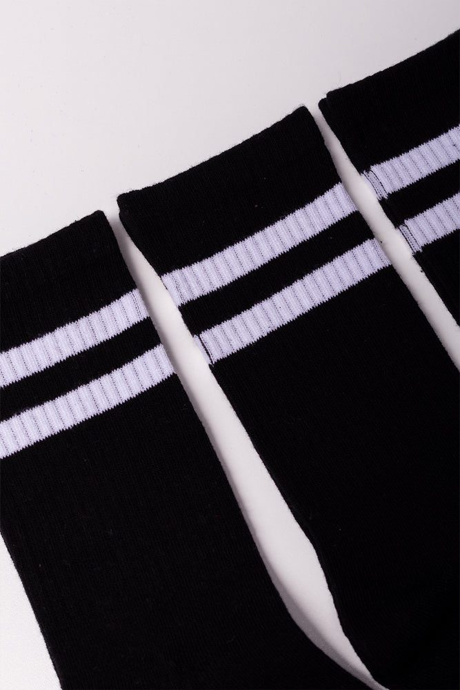 3 Pack Socks Black