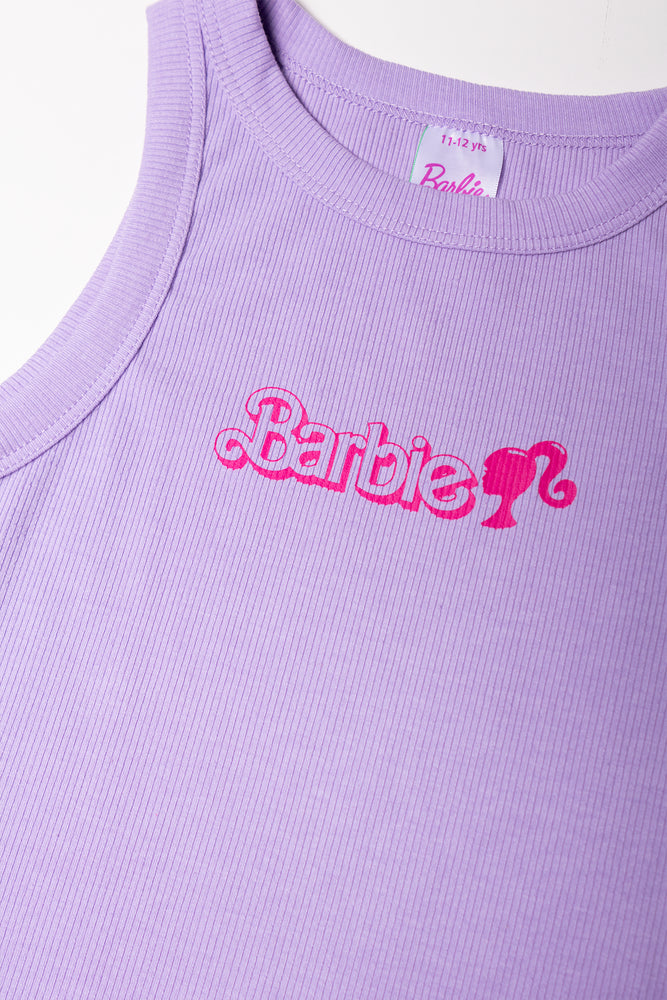 Barbie Rib Dress Purple (1)