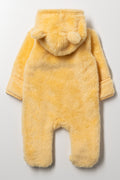 Fleece Babygrow Yellow (3)