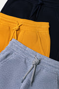 3 Pack Trackpants Navy, Yellow And Grey (1)