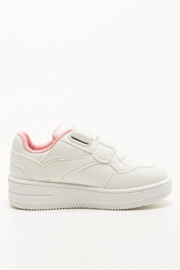 Double Strap Sneakers White